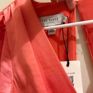 Ted Baker Vibrant Coral Dress size 0